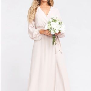 Show Me Your Mumu Lady Long Sleeve Wrap Dress